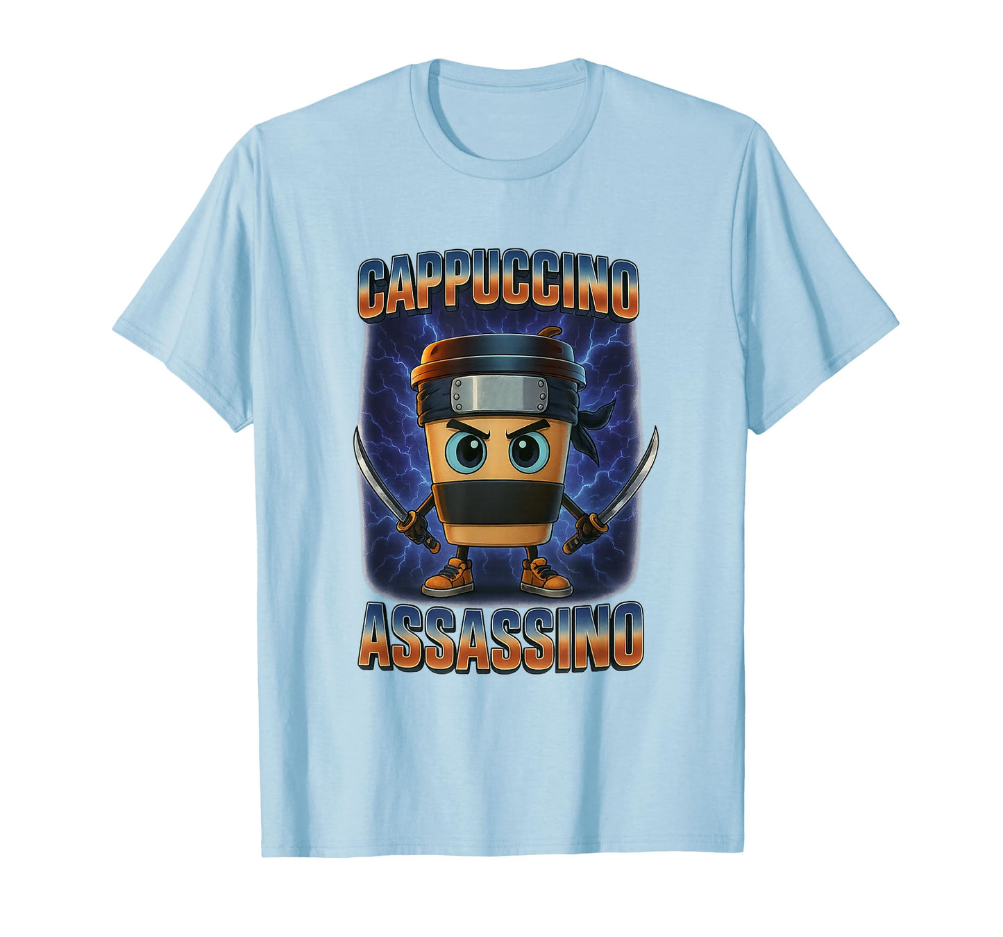 Cappuccino Assassino Italian Brainrot Funny Coffee Lovers T-Shirt