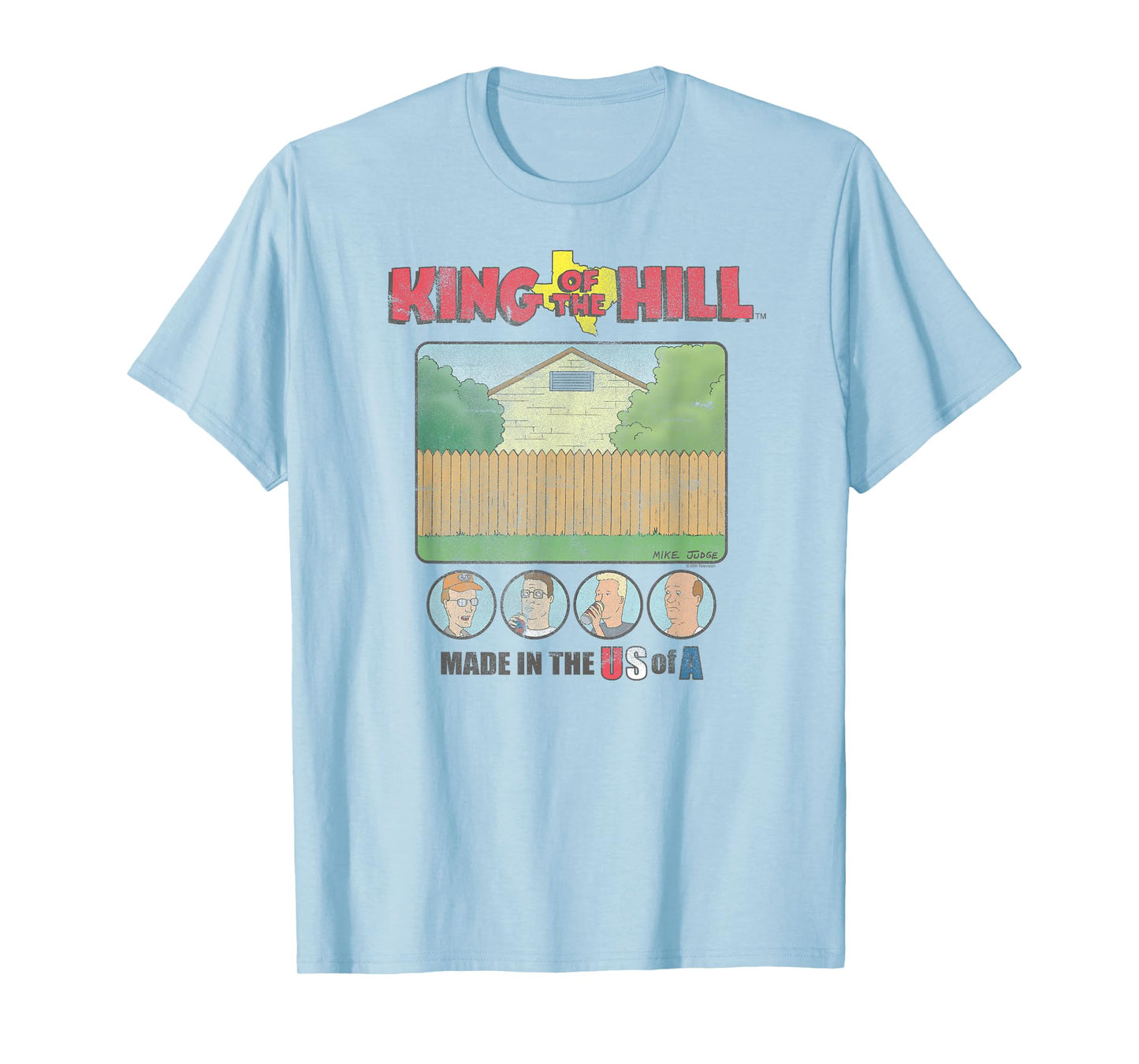 King of the Hill The Alley USA Poster Funny Cartoon T-Shirt