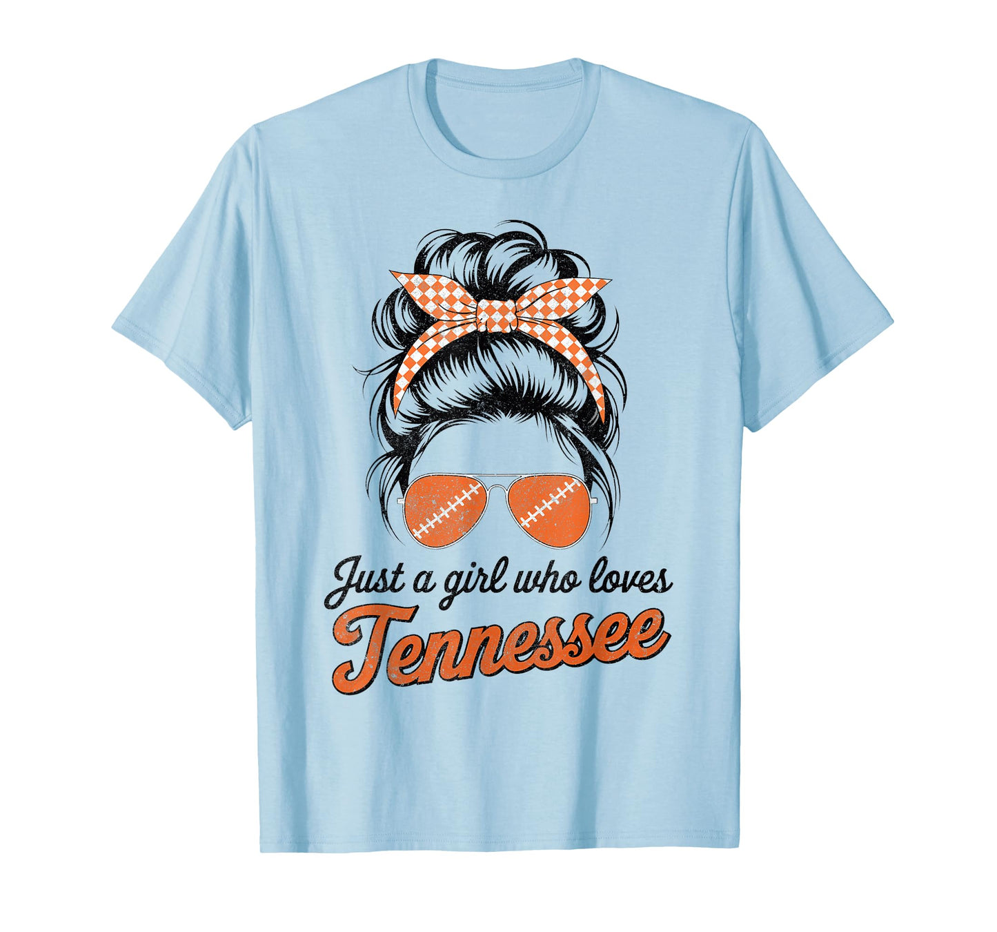 Just a Girl Who Loves Tennessee Tennessee Women Girls Moms T-Shirt