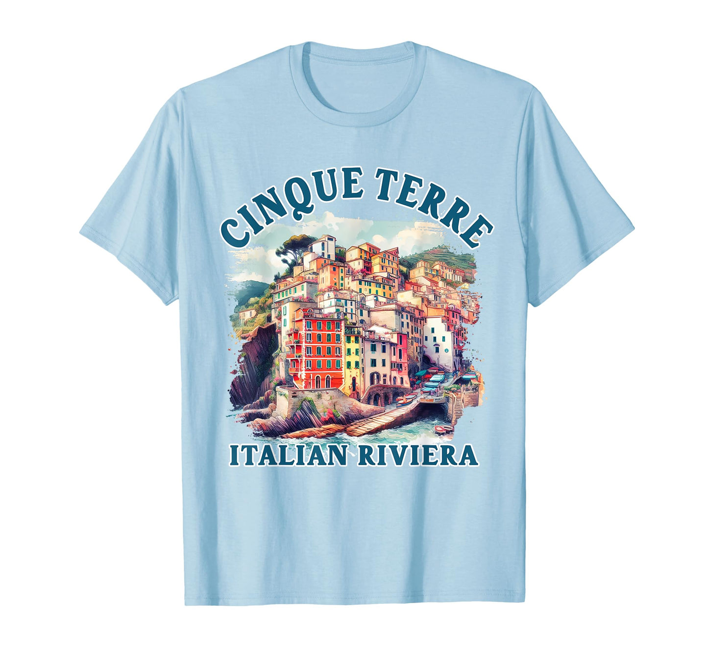 Cinque Terre Travel Italy Trip Cinque Terre Italian Riviera T-Shirt