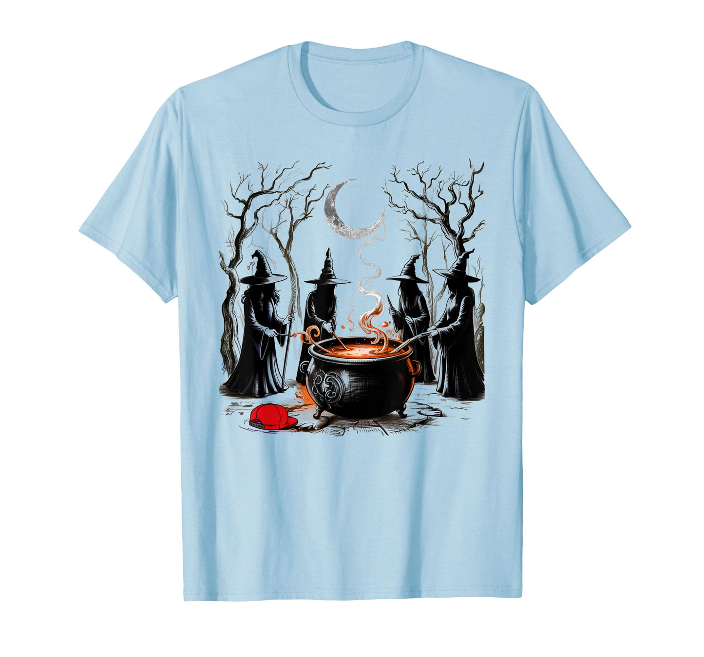 Spooky Witch Halloween Anti-Trump Feminist Women Rights T-Shirt