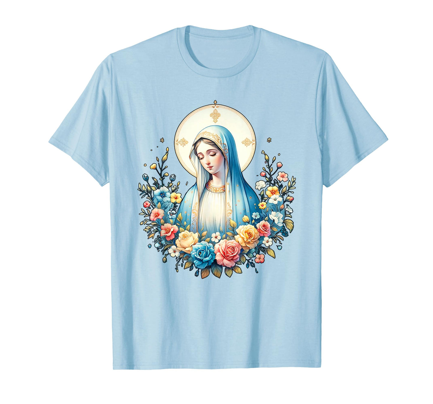Our Lady of Lourdes Powerful Symbol Saint Mary Mother Mary T-Shirt
