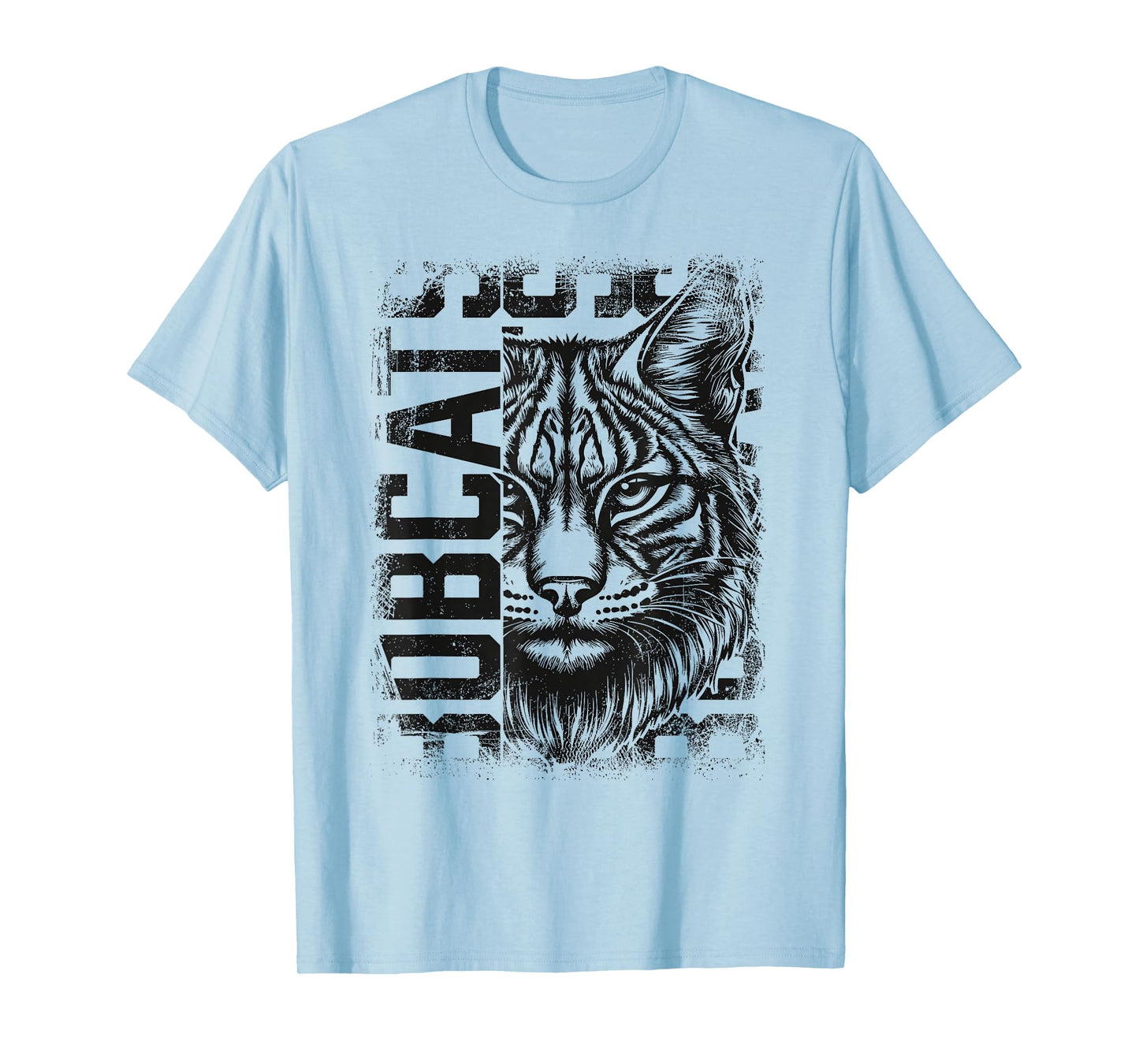 Bobcat School Sports Fan Team Spirit Mascot Cute Heart T-Shirt