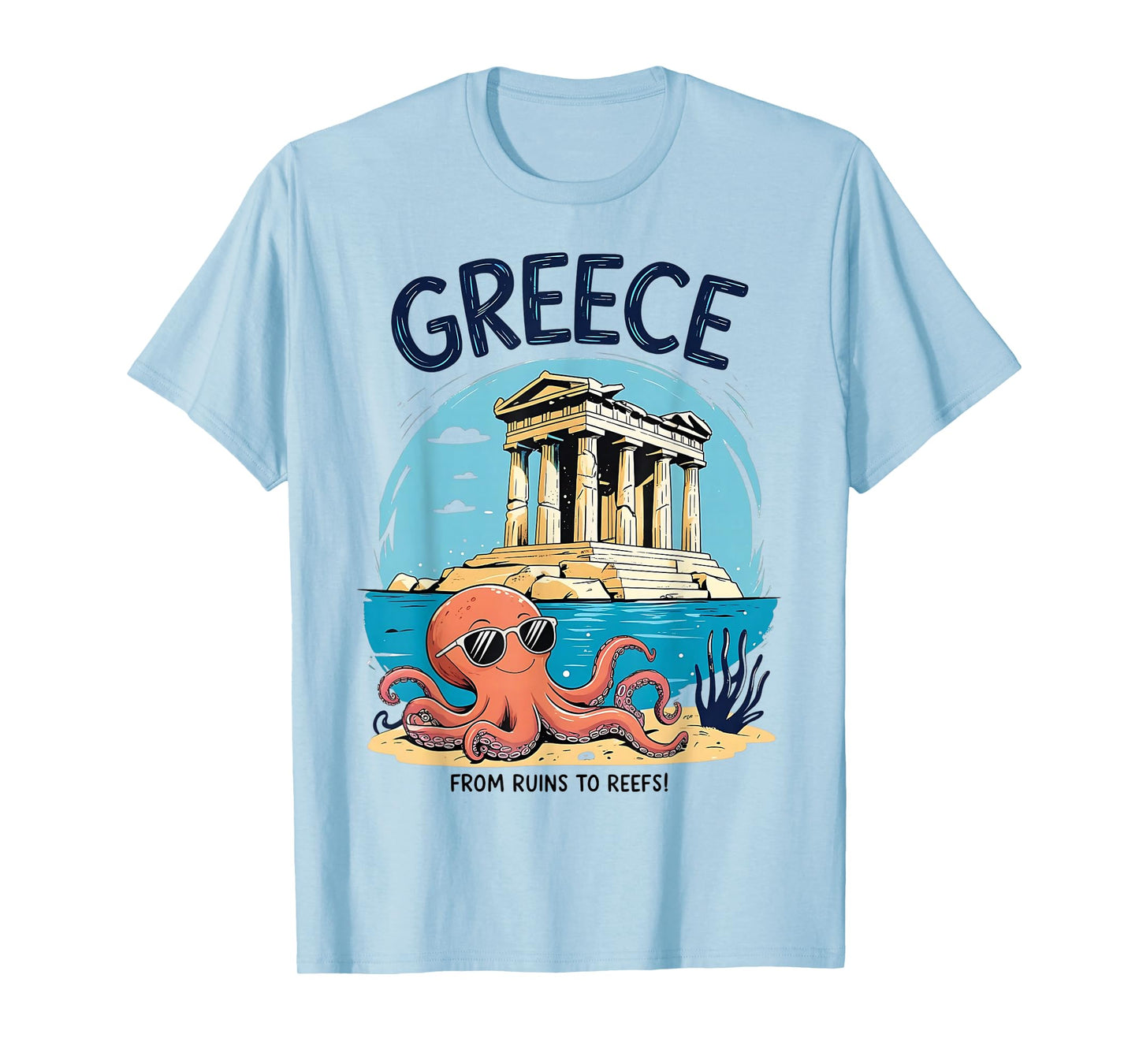 Kids Souvenir from Greece Athens Greek Family Ideas Girls T-Shirt
