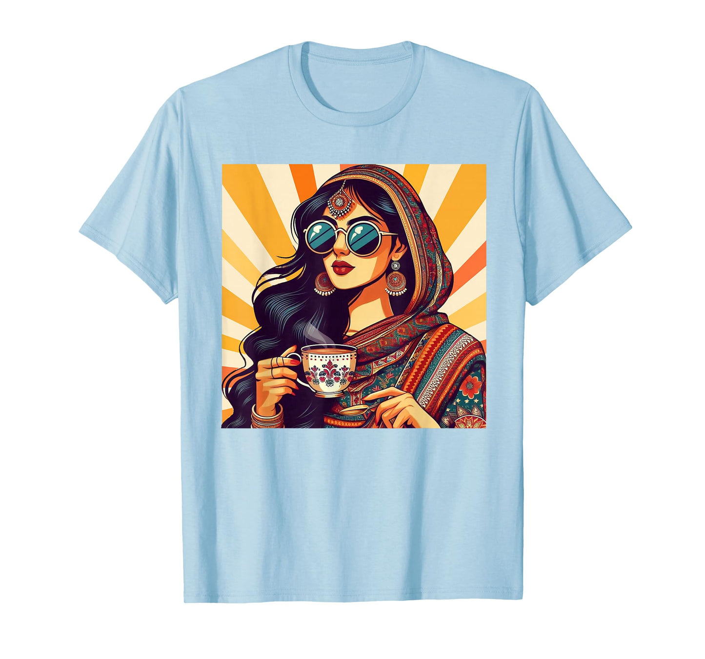 Indian Girl Indian Masala Chai Bollywood Meet Me In India T-Shirt