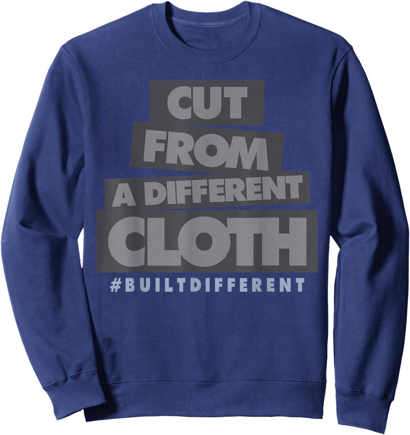 Retro Wolf Grey 5s Tee Matching Outfits Streetwear T-Shirt - Sweatshirt | Navy