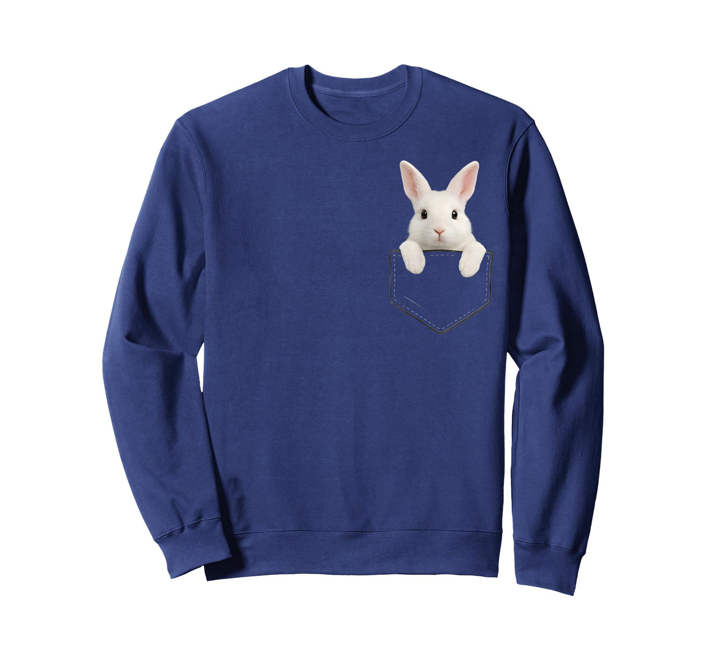 Cute Bunny Pocket Rabbit Easter Men Women Boys Girls Kids T-Shirt