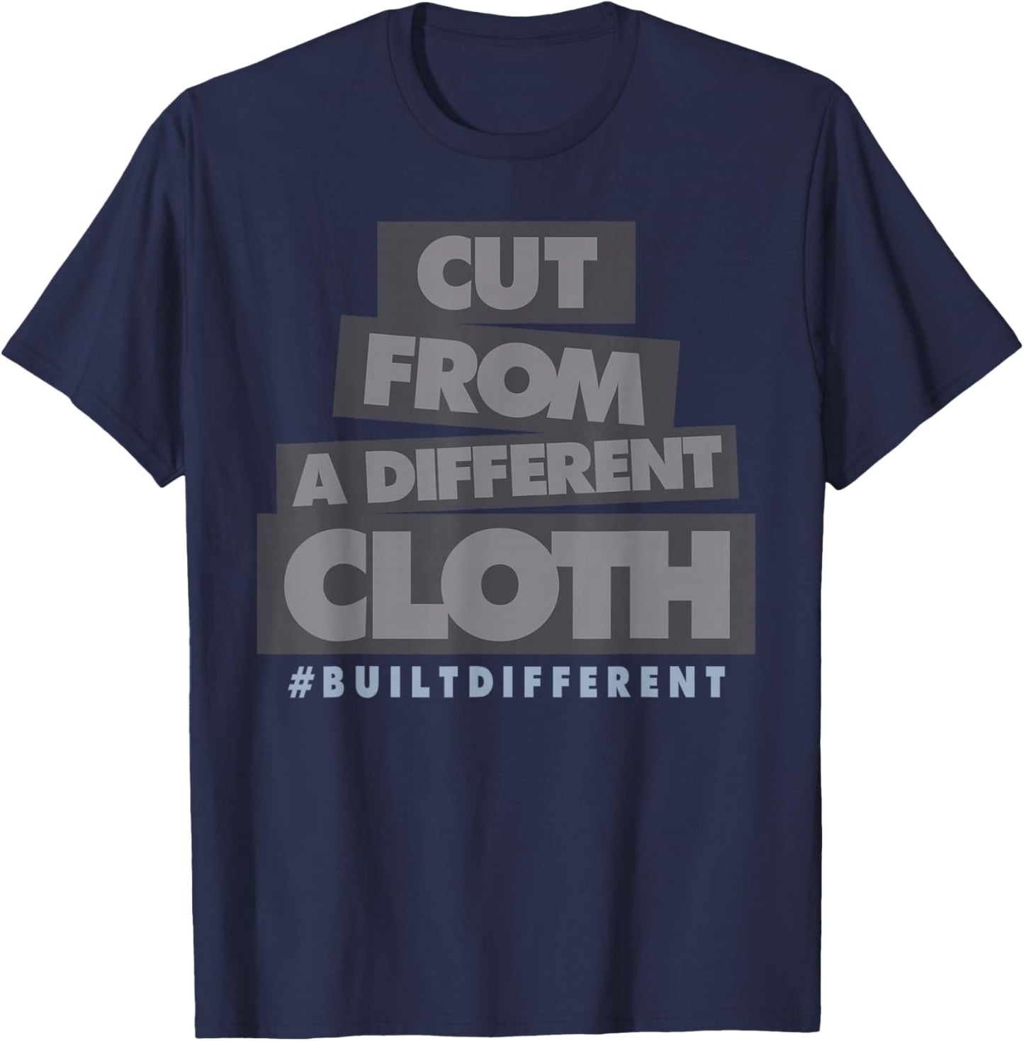 Retro Wolf Grey 5s Tee Matching Outfits Streetwear T-Shirt - T-Shirt | Navy