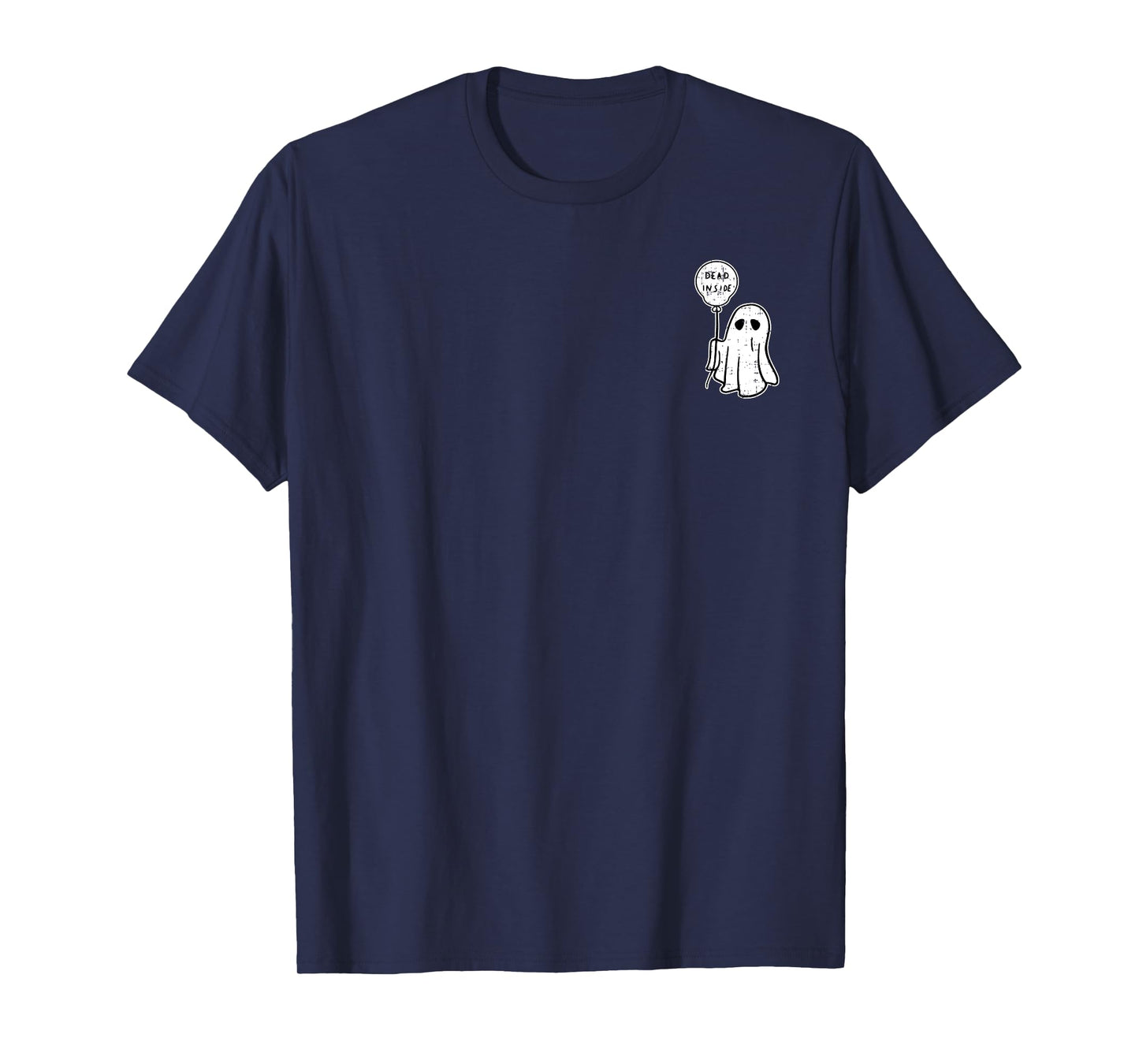 Ghost Dead Inside Halloween Costume Funny Ghoul Spirit T-Shirt