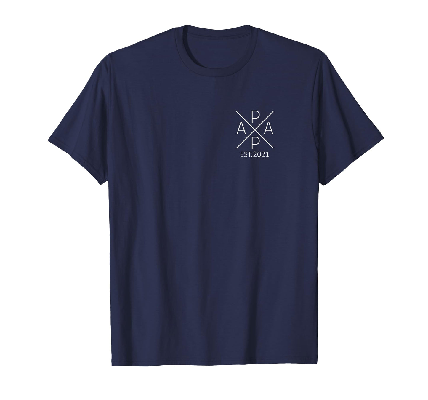 Proud Papa Est. 2021 Father 2021 promoted to Papa 2021 T-Shirt