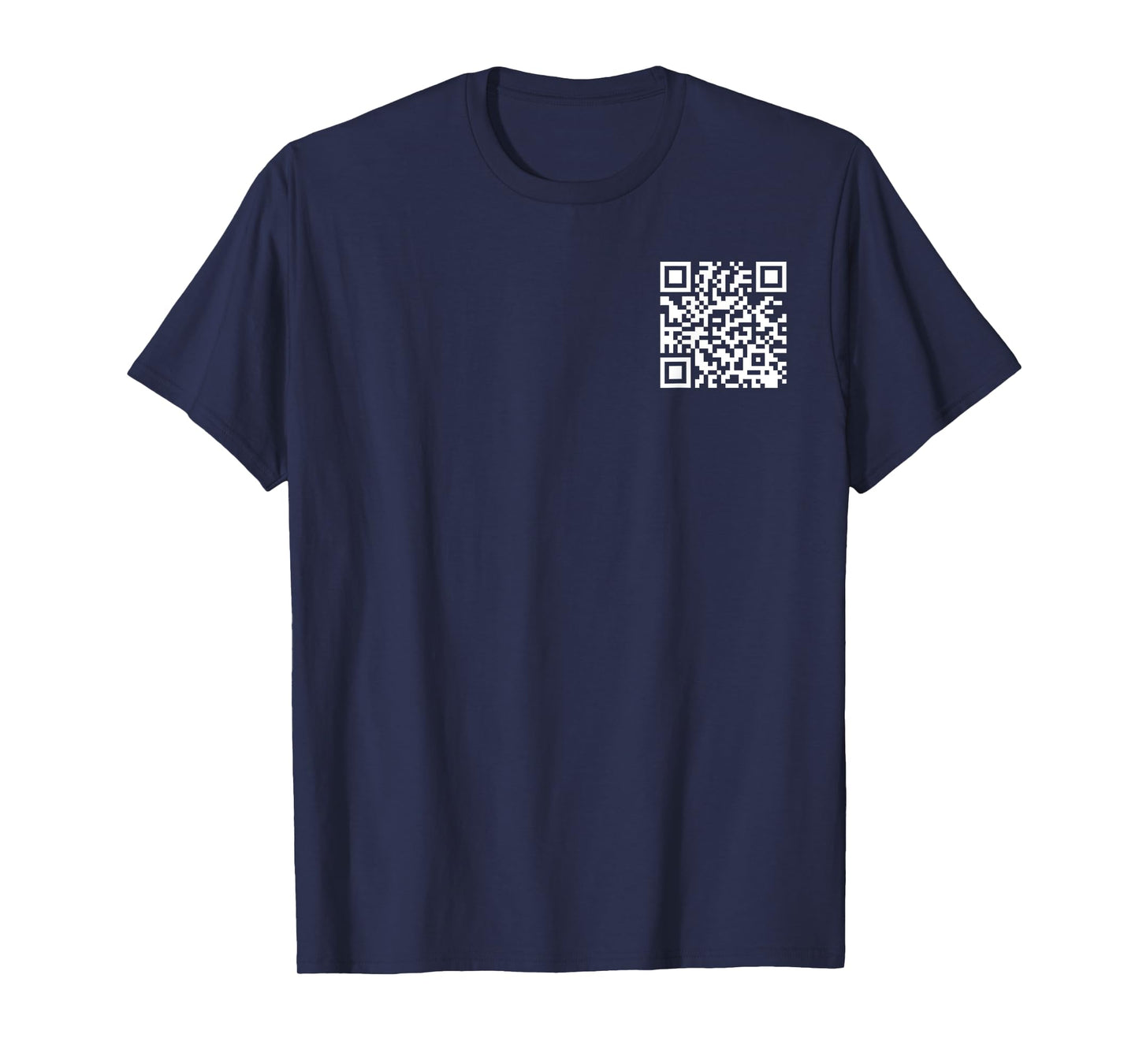 (2 SIDES) Funny QR He's Back President Trump Code Saying T-Shirt
