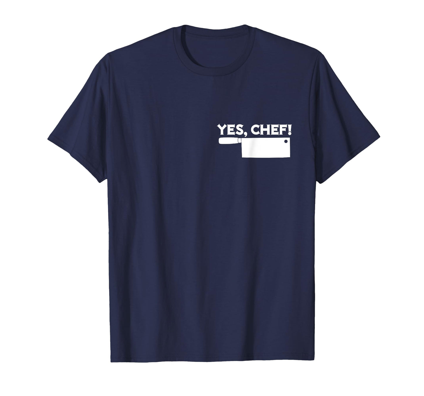 YES, CHEF Professional Sous Chef Funny Simple Text Meme T-Shirt