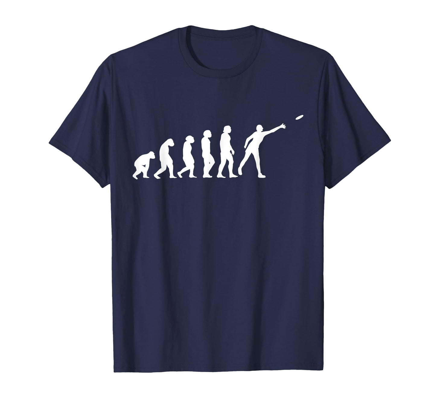 Disc Golf Evolution Of Man Golfing Funny Monkey Modern Ape T-Shirt