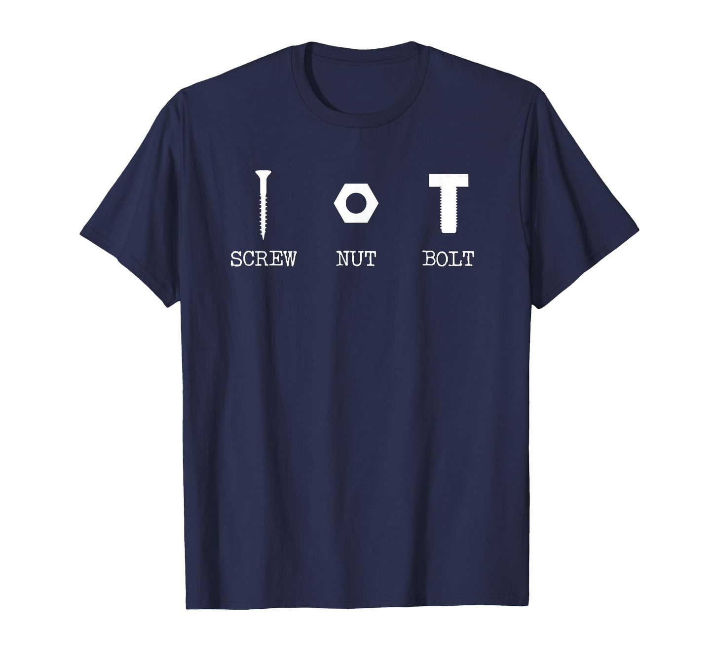 Screw Nut Bolt, Funny Hardware, Adult Humor, DIY Joke Mens T-Shirt