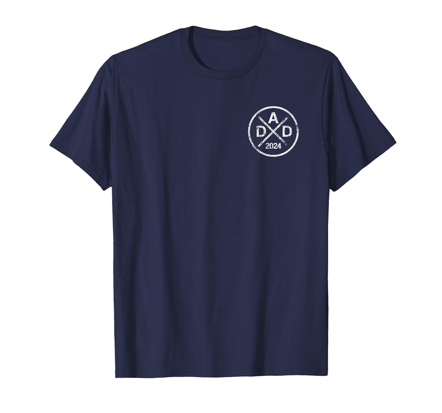 Dad 2024 Grunge, Father 2024, Retro Dad 2024 T-Shirt