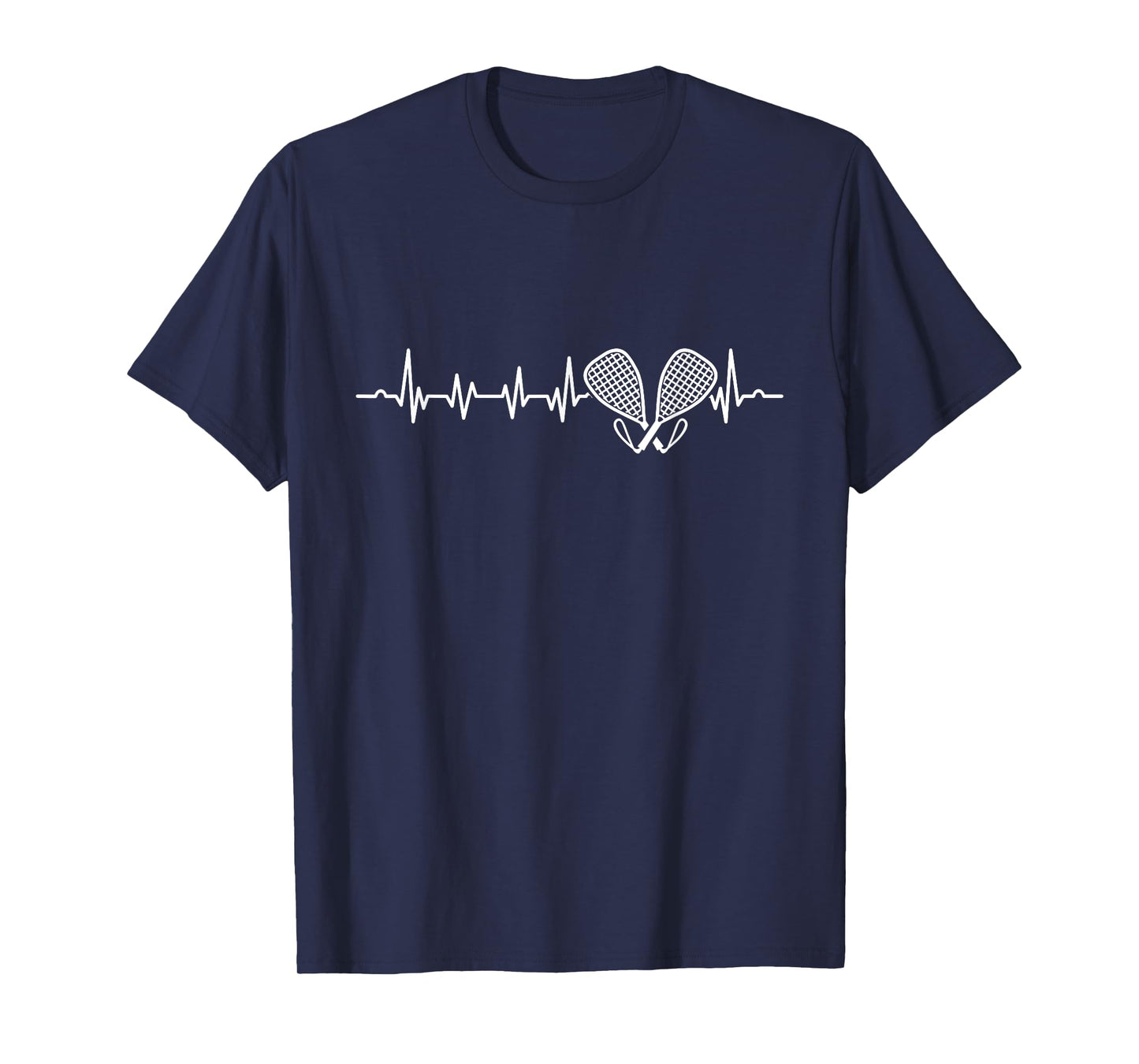 Racquetball Racket Ball Player Heartbeat T-Shirt