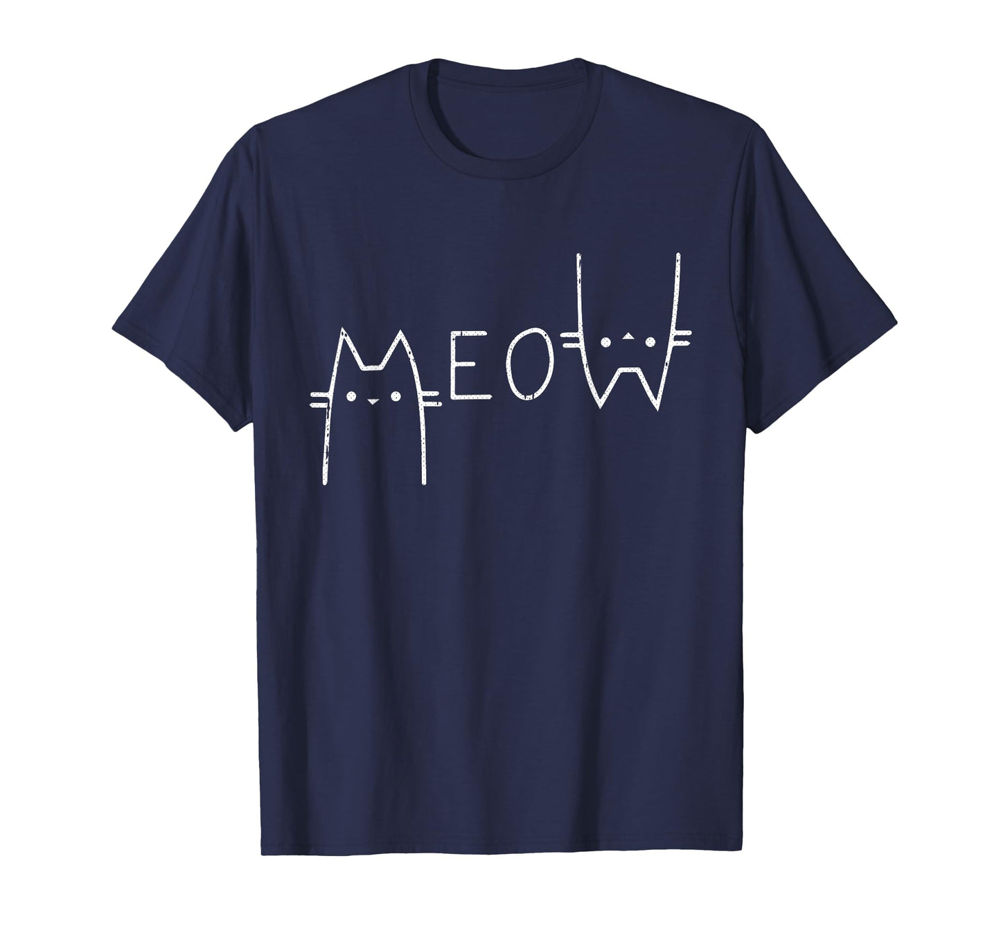 Meow Cat Lazy Halloween Costume Kawaii Kitten Kitty T-Shirt