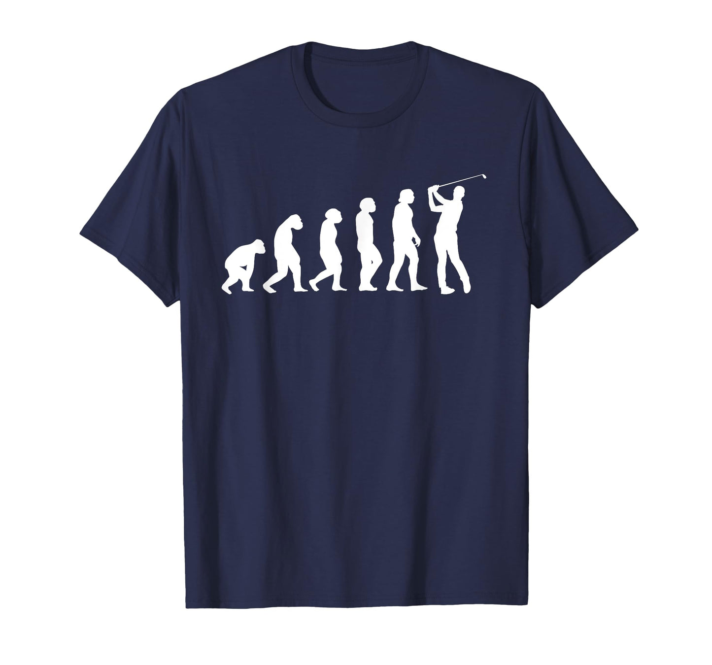 Golf Evolution Man Monkey Ape Golfer Golf Lover Player T-Shirt