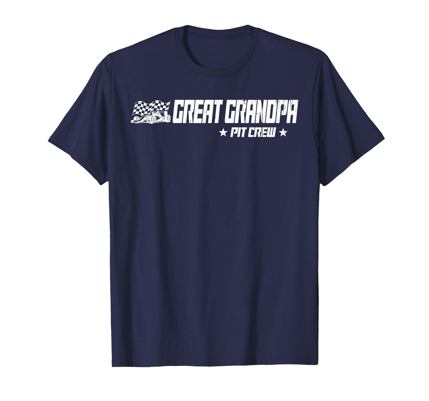 Great Grandpa Pit Crew Race Car Birthday Family Racing T-Shirt