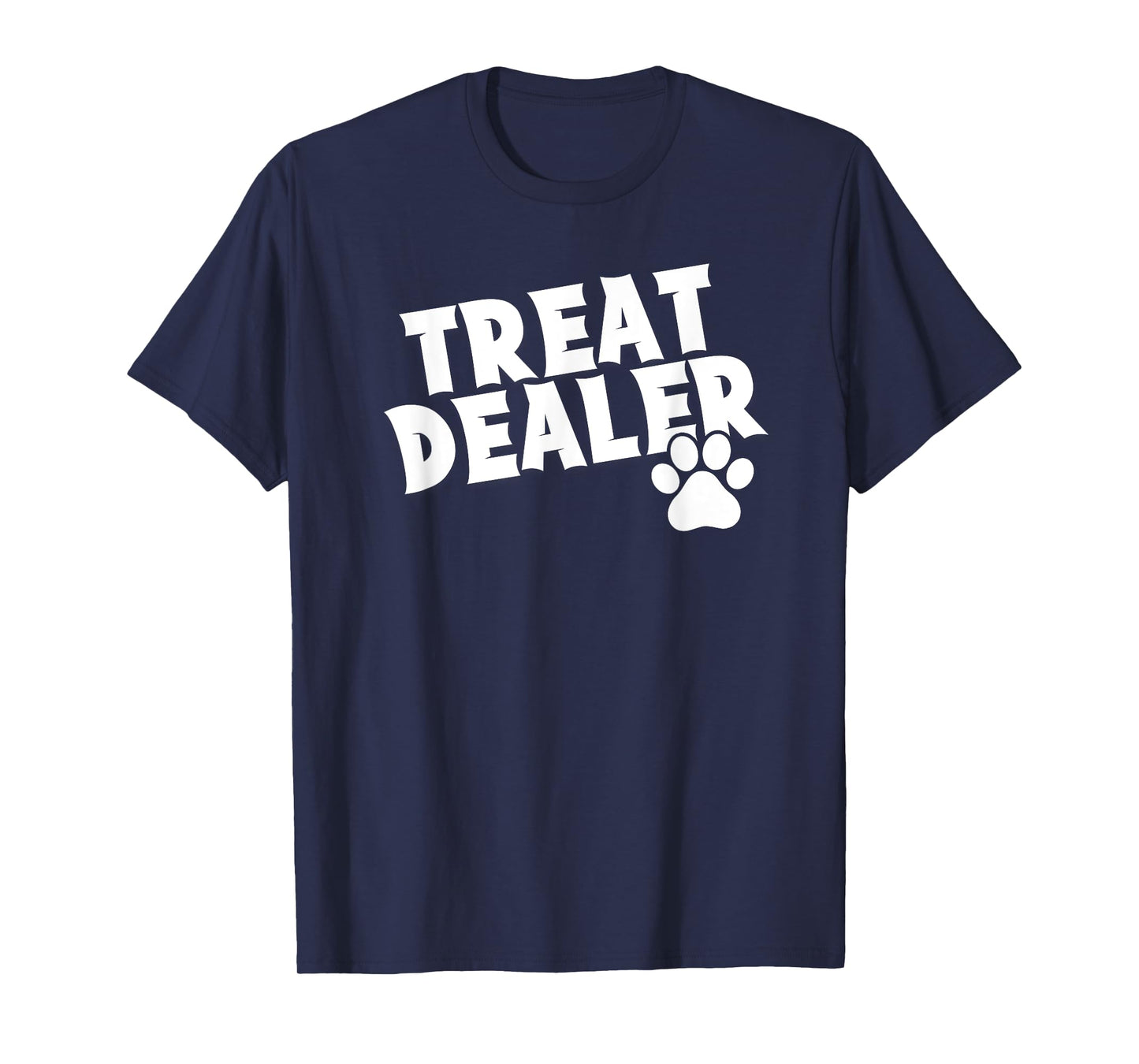 Delightfully Different World TREAT DEALER T-Shirt - Unisex-Adults & Kids - Black - Small - Short Sleeve - Classic Fit - Cotton 65%, Polyester 35%