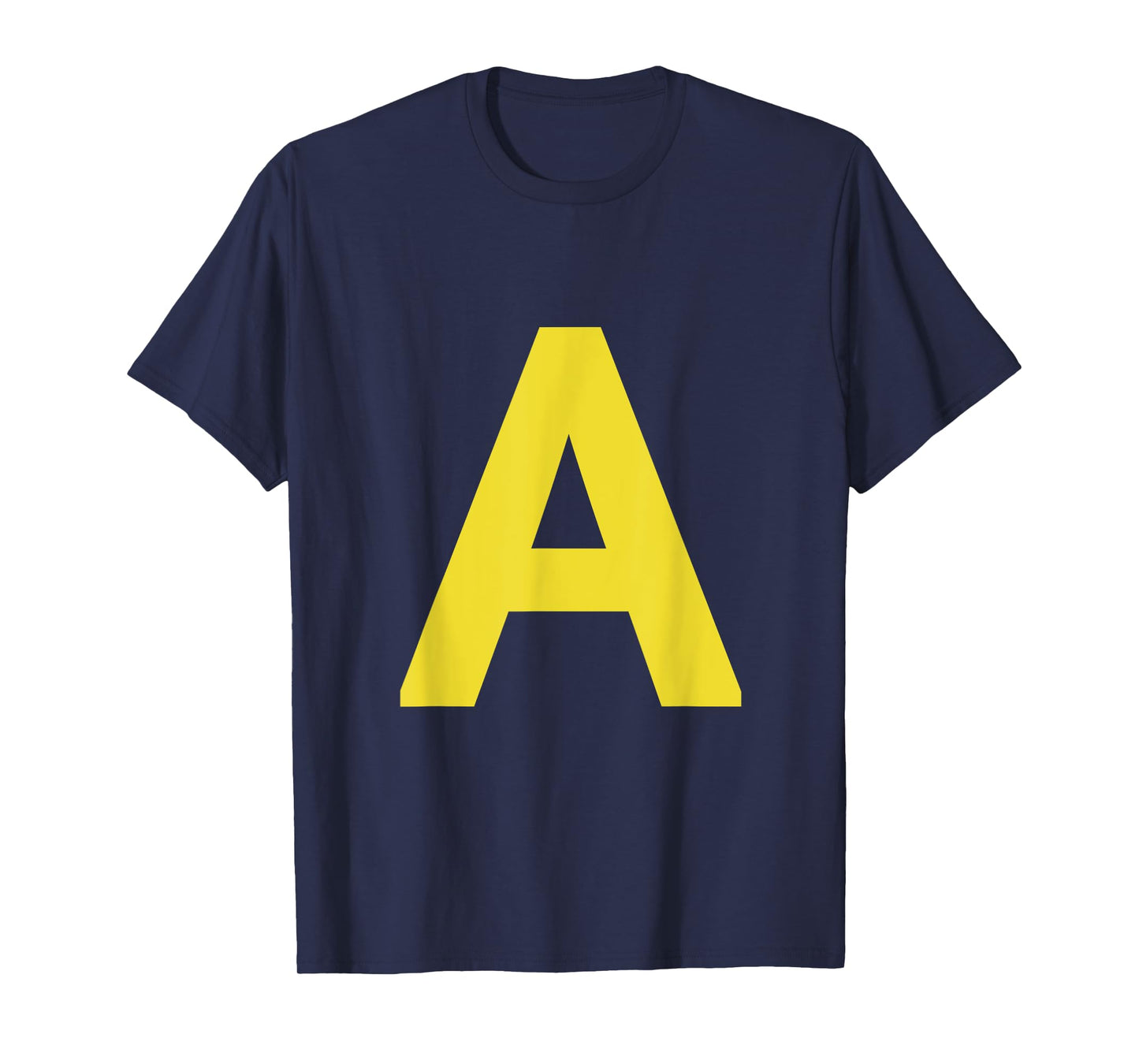 letter A funny chipmunk group matching halloween costume T-Shirt