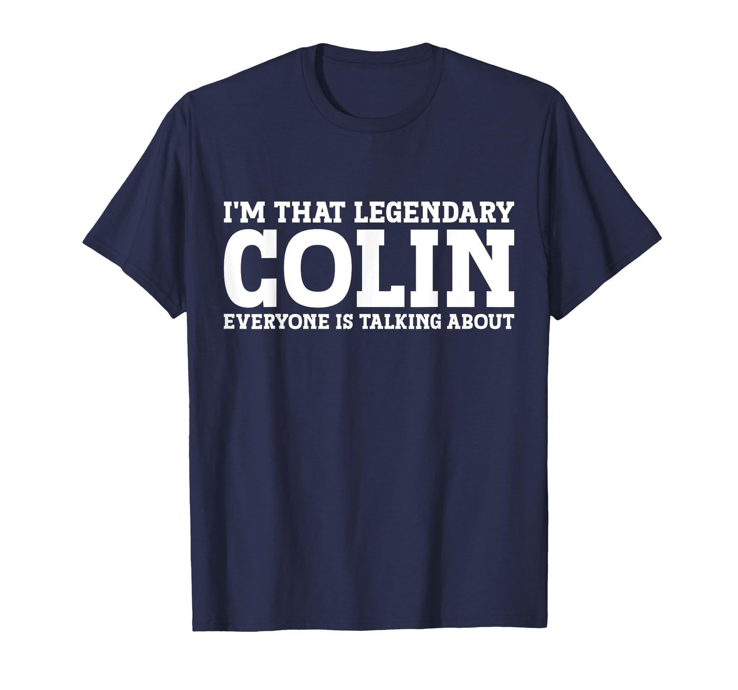 Colin Surname Funny Team Family Last Name Colin T-Shirt