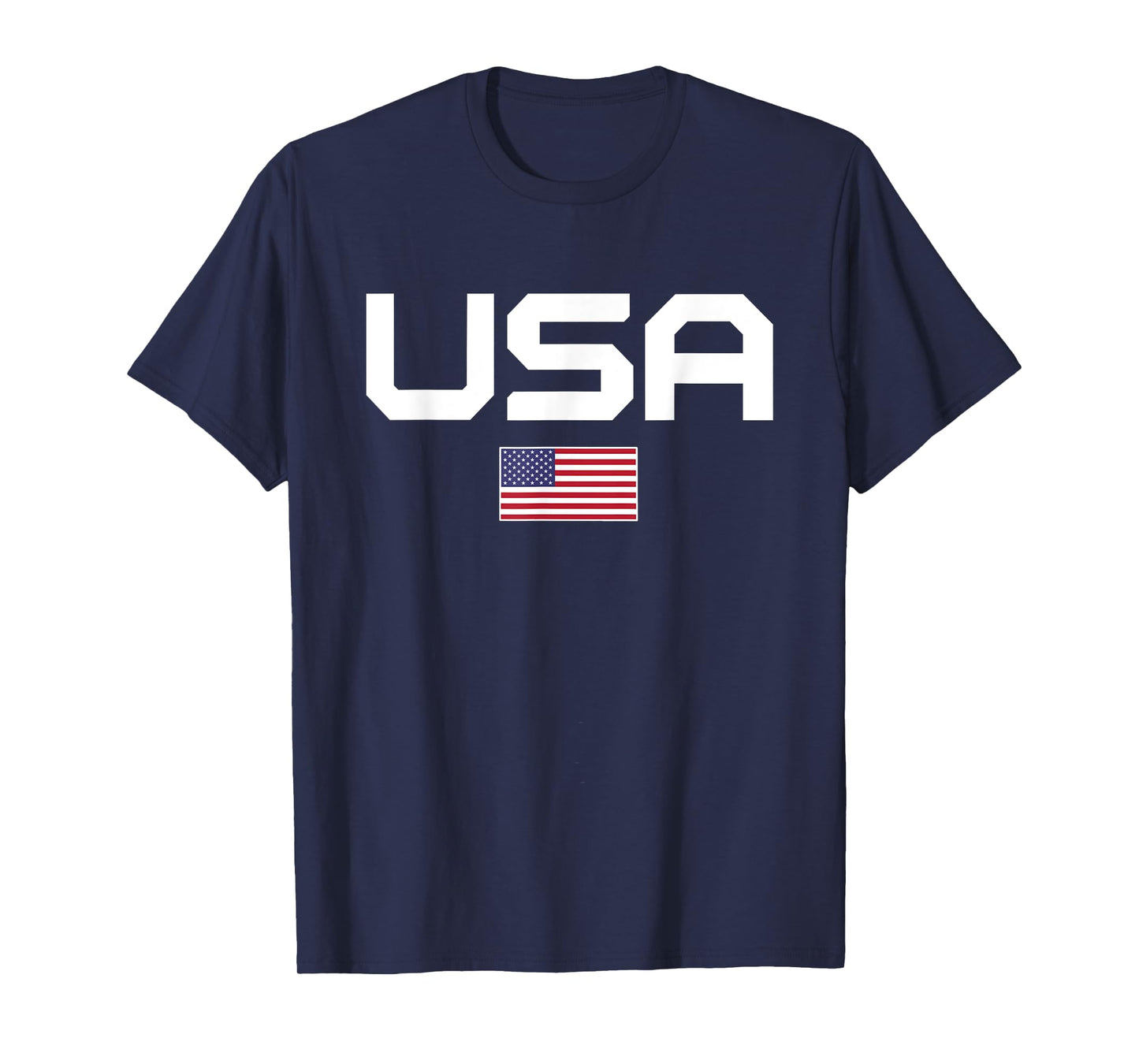 American Flag Cool Patriotic Men Women 4th of July USA Flag T-Shirt