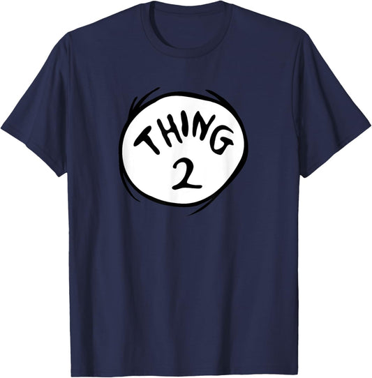 Dr. Seuss Thing 2 Emblem Color Option T-Shirt