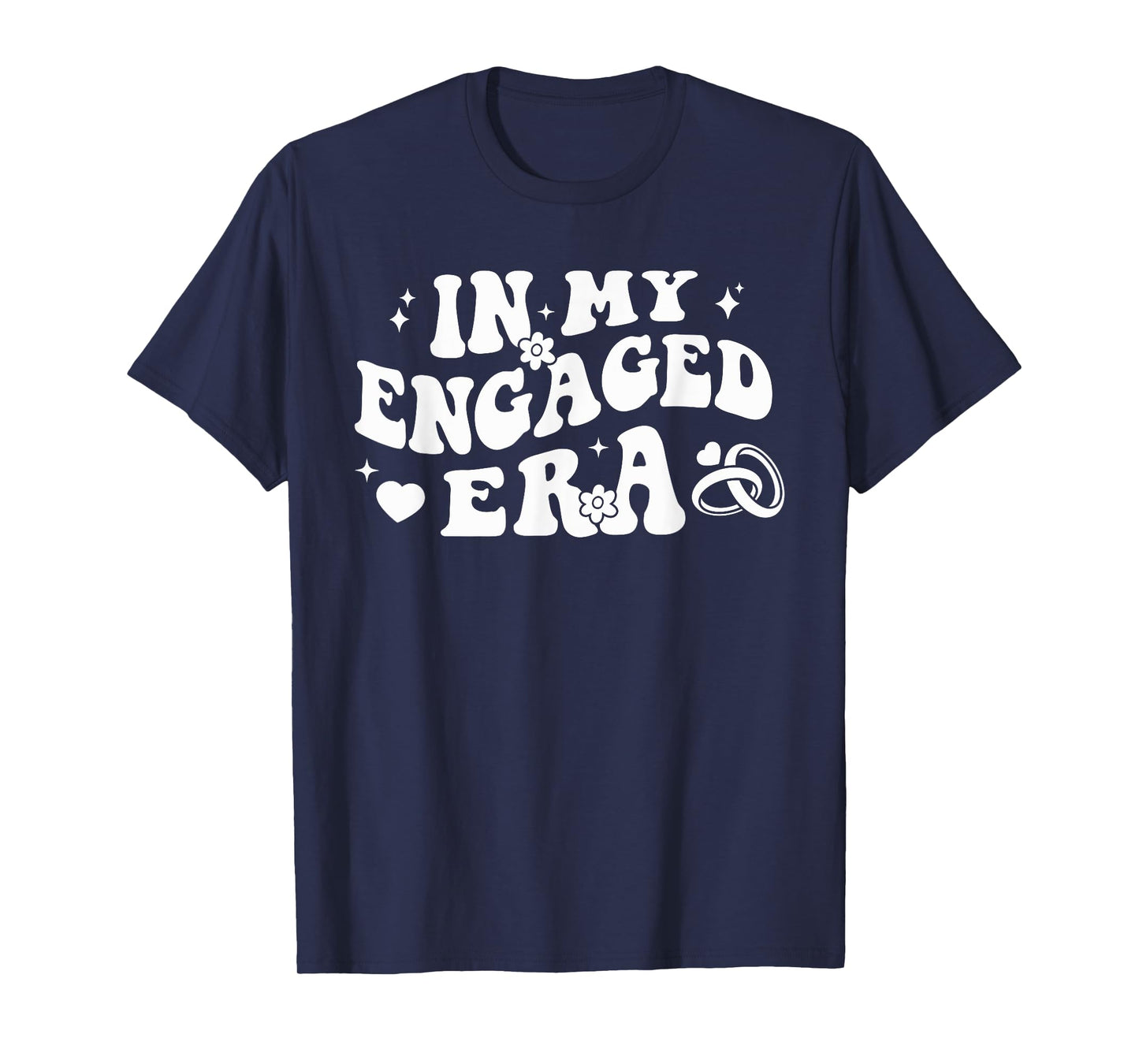 In My Engaged Era Retro Bride Bachelorette Party Bridesmaid T-Shirt