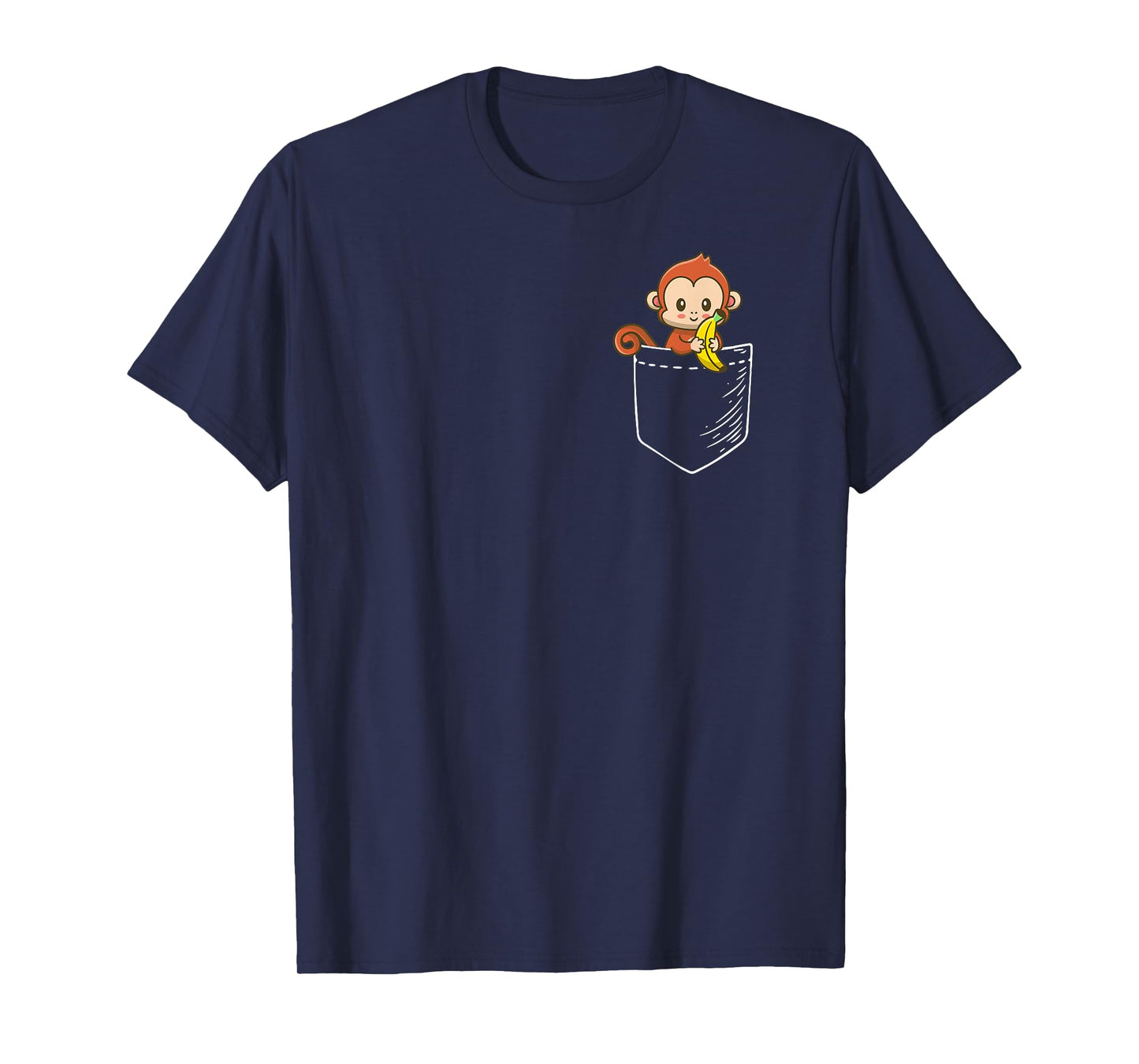 Pet Monkey Lover in a Pocket T-Shirt