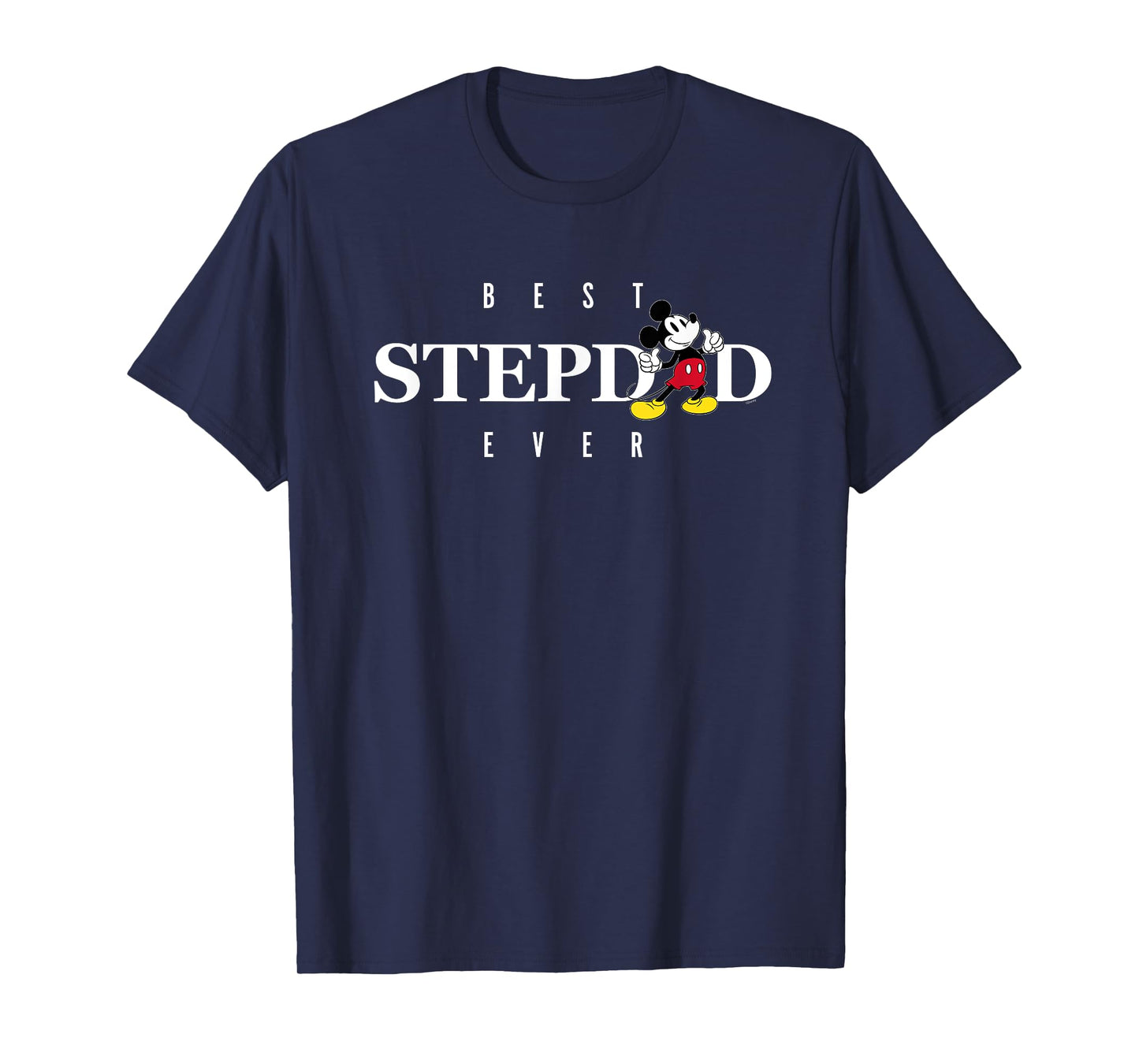Disney Mickey Mouse Thumbs Up Best Stepdad Ever Father’s Day T-Shirt
