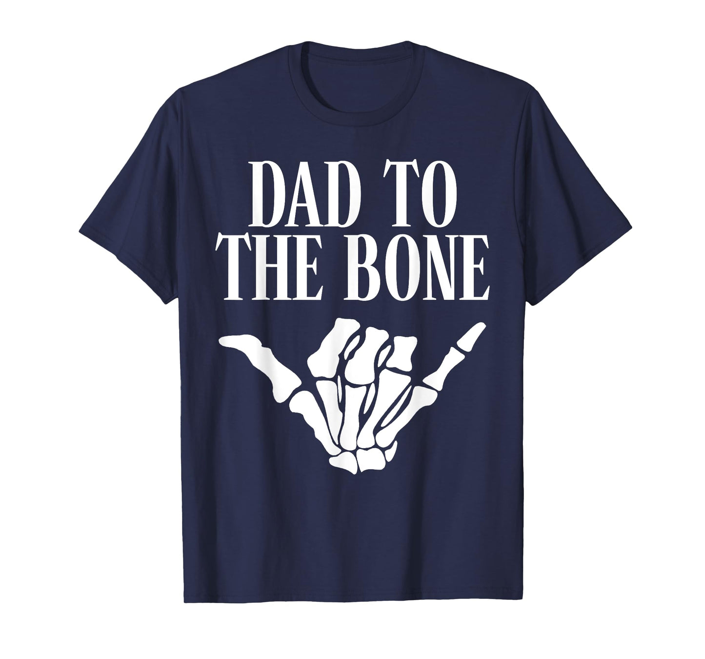 Dad To The Bone Gothic Halloween Family Matching T-Shirt