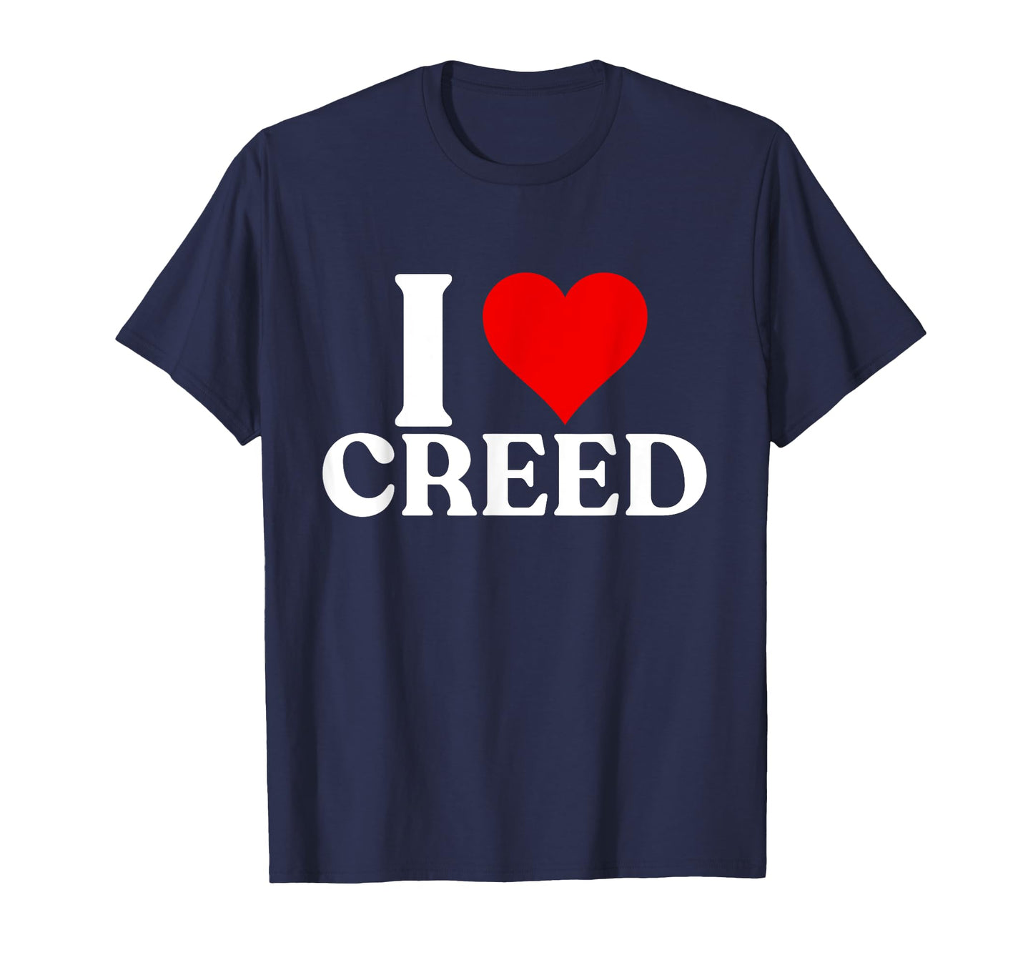 I Heart CREED First Name Personalized I Love CREED Vintage T-Shirt