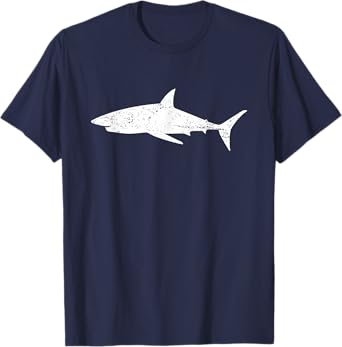 Vintage Distressed Style Mako Shark T-Shirt