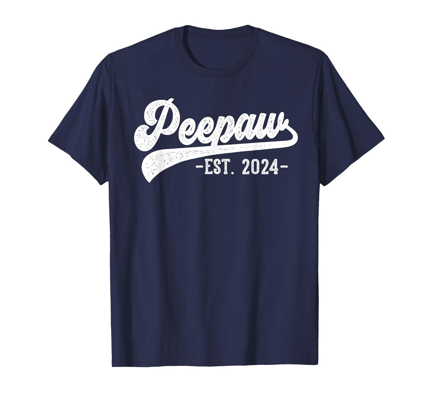 Peepaw Est 2024 Peepaw To Be Gifts New Peepaw T-Shirt