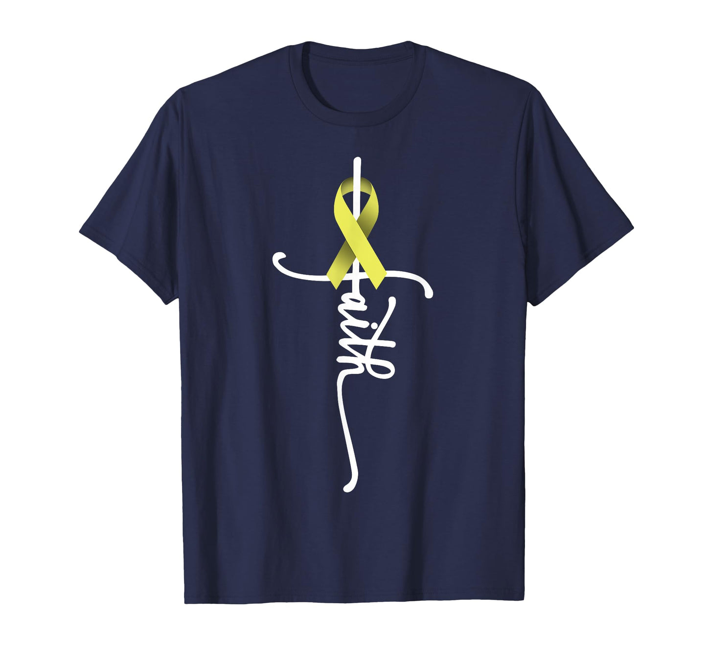 Bone Cancer Faith Sarcoma Bone Cancer Awareness Support July T-Shirt
