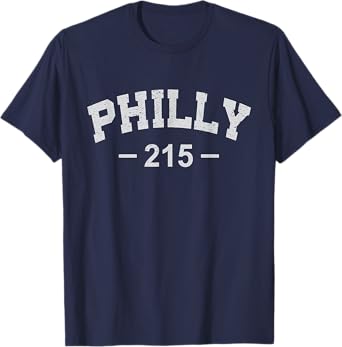 Philly 215 T-Shirt Retro Vintage Shirt Gift Men Women Kids T-Shirt