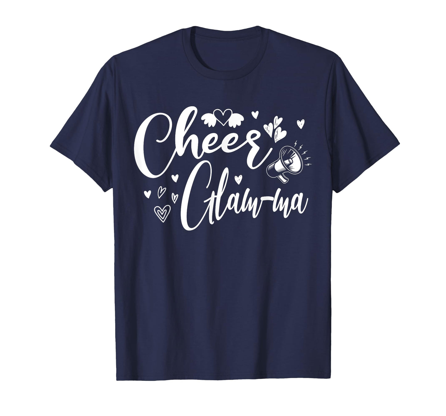 Funny Cheer Glam-ma Cheerleading Cool Mom Grandma Matching T-Shirt