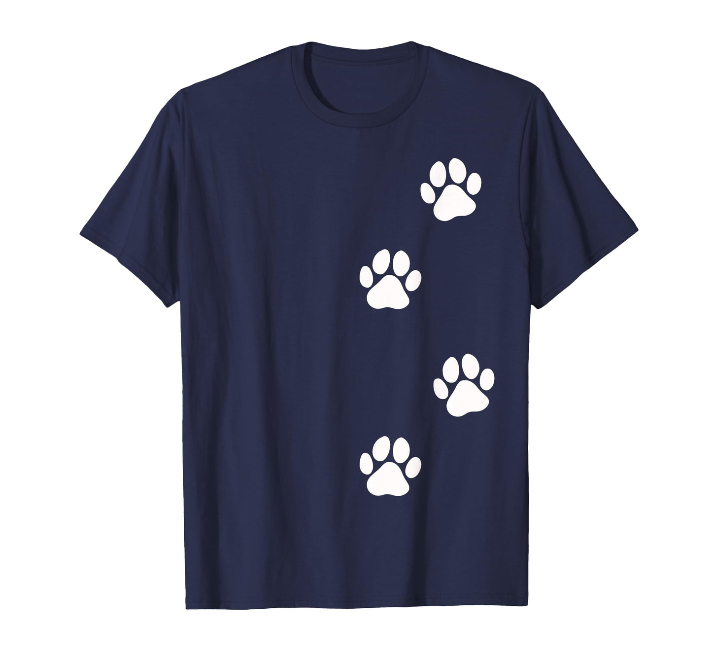Paw Print Dog Cat Pet Lover T-Shirt for Men Women Girls Kids