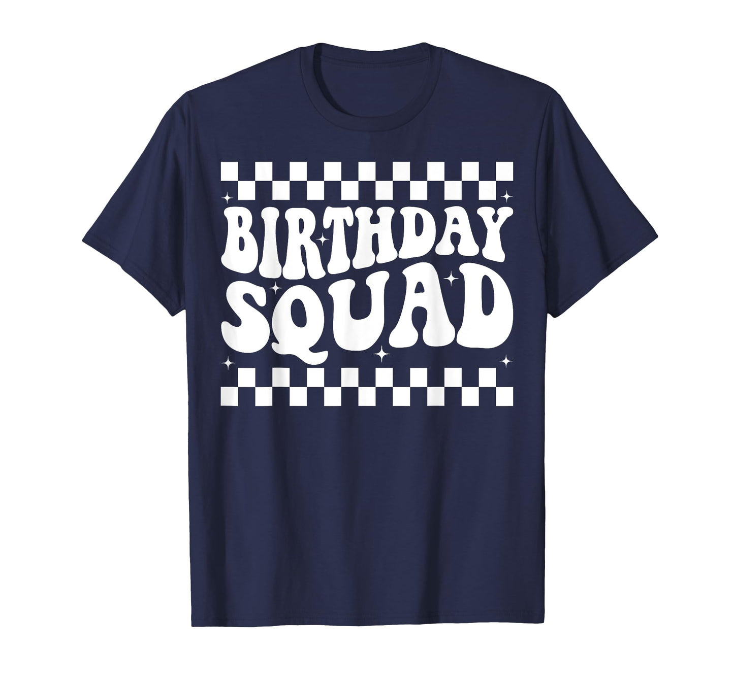 Birthday Squad Groovy Matching Family Birthday Squad T-Shirt