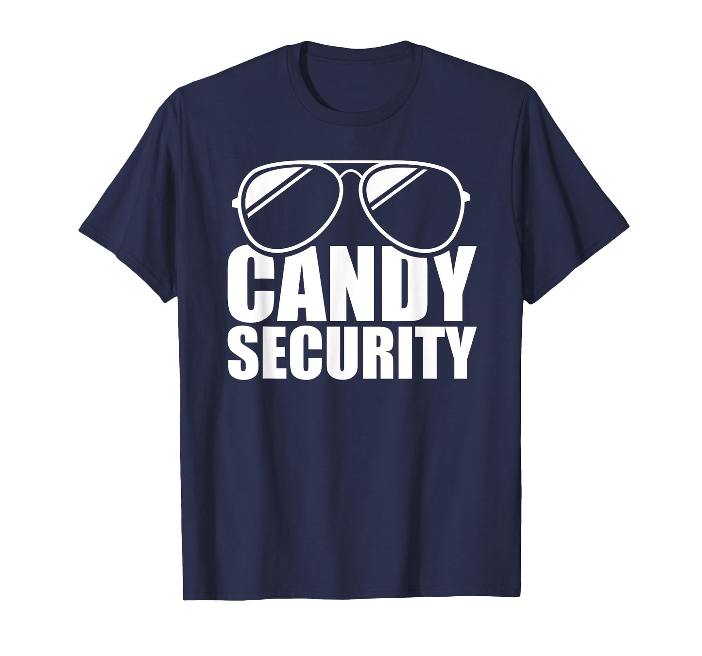 Candy Security Funny Easy Halloween Costume Adult T-Shirt