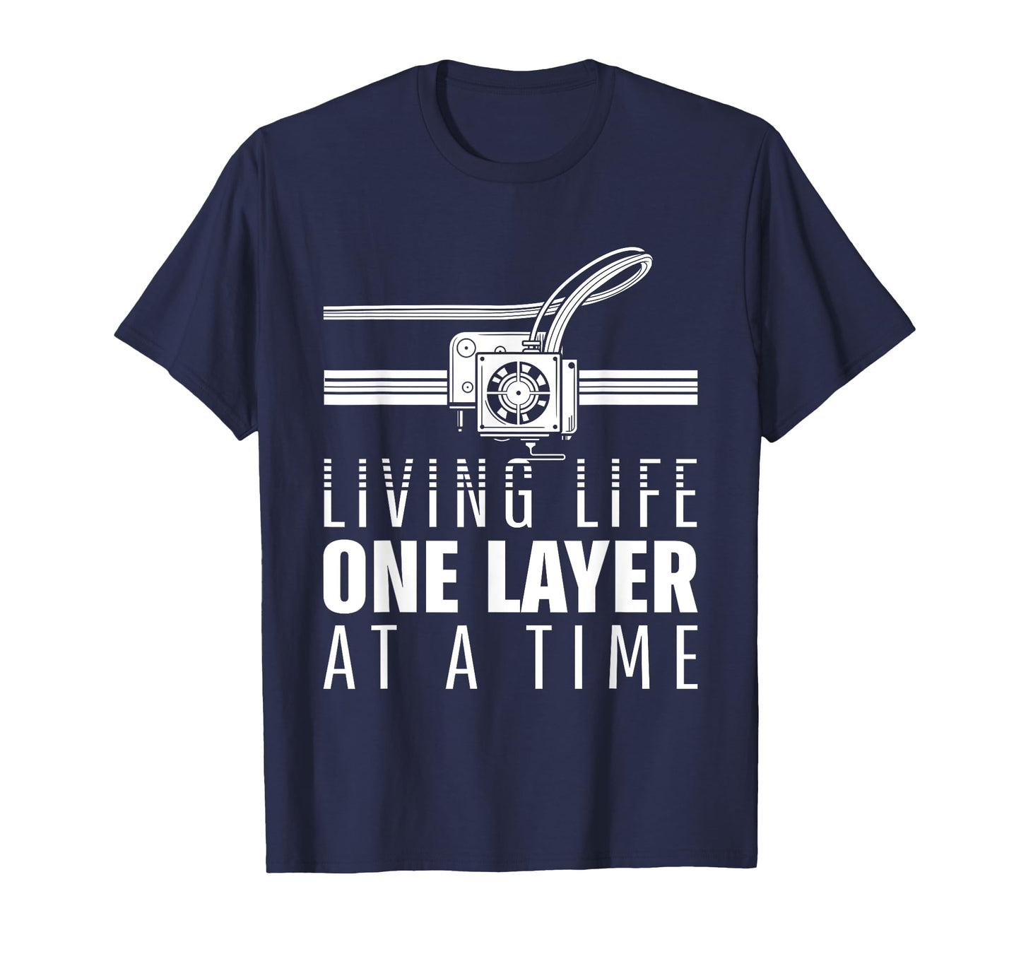 Funny 3D Print Printer Geeks Filament Printing Machine Lover T-Shirt