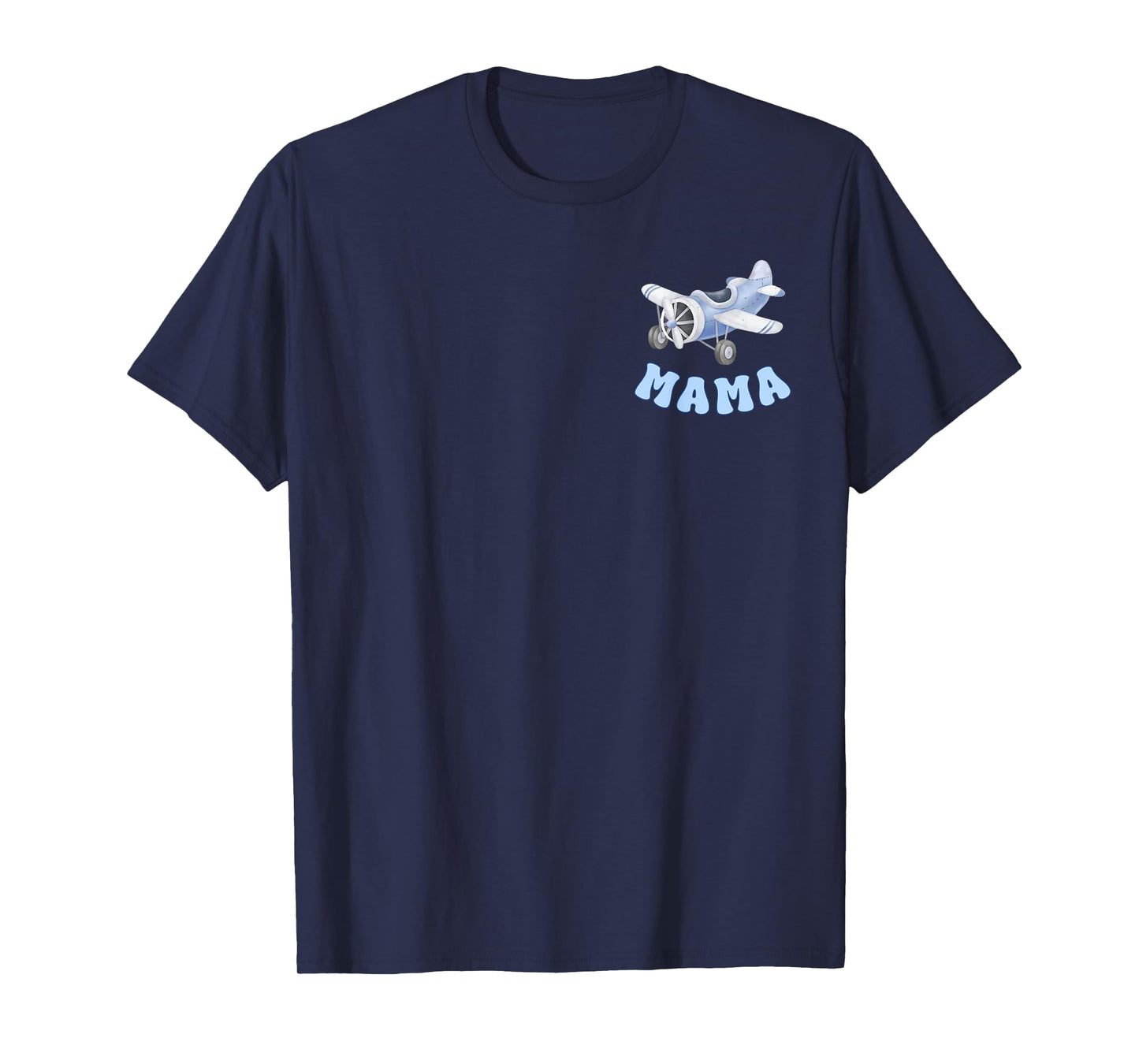 Mama of The Frist Birthday Boy Airplane Family Matching T-Shirt