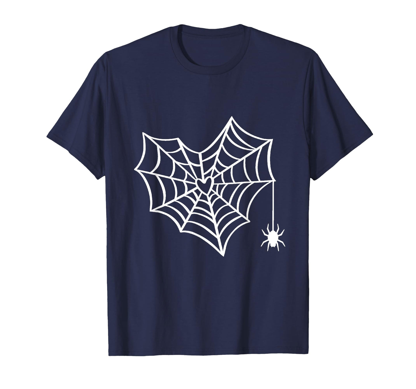 Halloween Heart Spider Web Spooky Costume T-Shirt