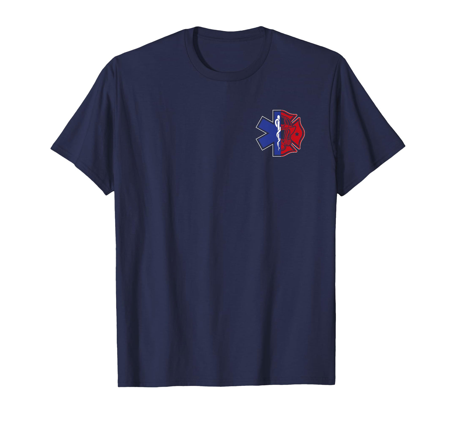 EMT EMS Firefighter Firefighter Two Sided T-Shirt
