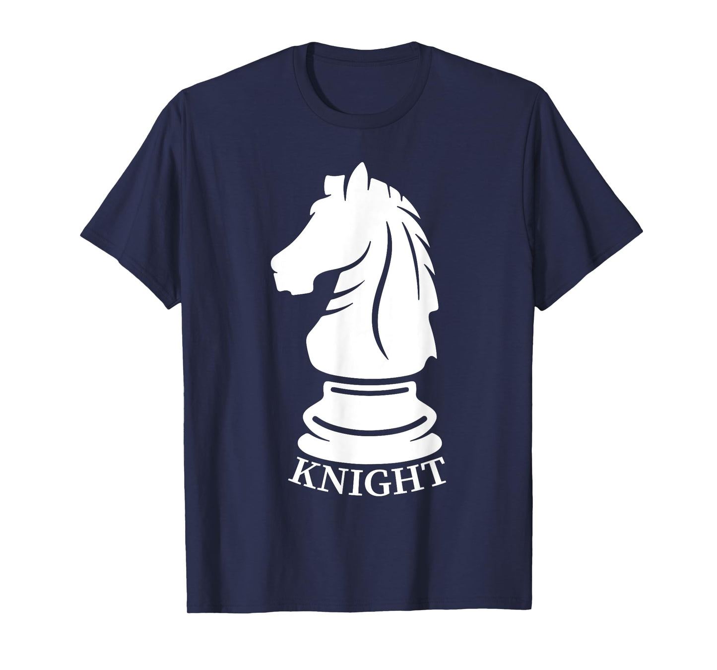 White Knight Chess Piece Chess Lovers Gag Gifts Men Kids T-Shirt