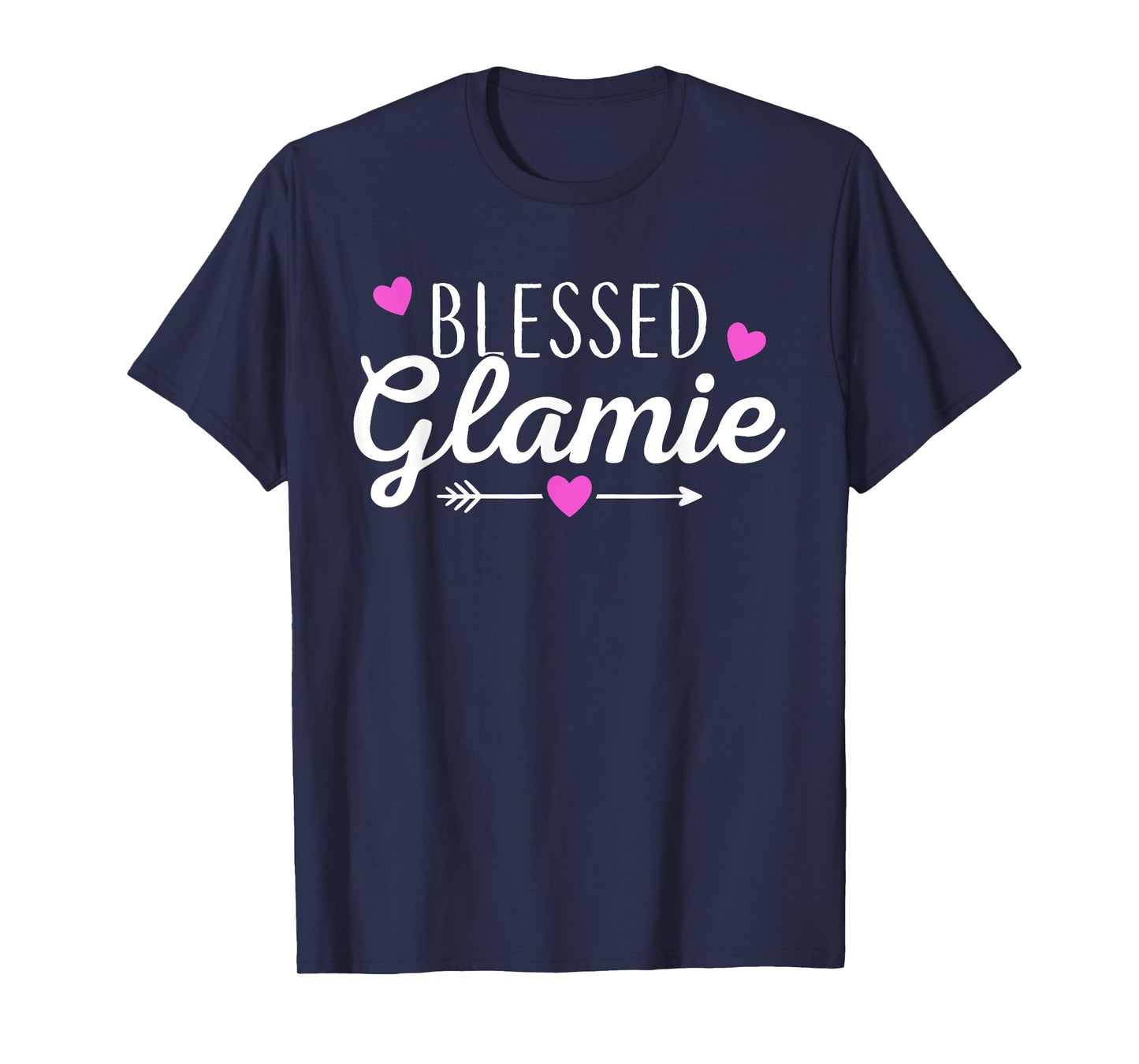 Blessed Glamie Grandma Shirt Grandmother Womens Mothers Day T-Shirt