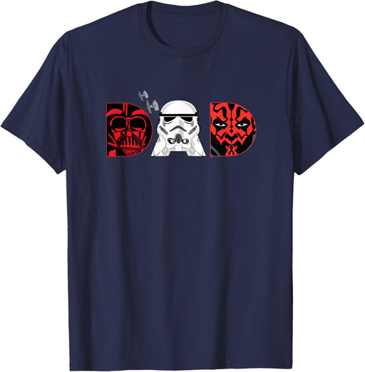Star Wars Darth Vader Darth Maul Dad Father’s Day Birthday T-Shirt