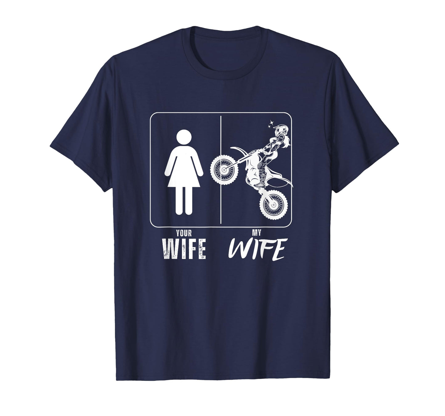 Your Wife My Wife Motorcycle Biker Wife T-Shirt