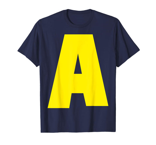 "A" Letter Chipmunk Group Matching Funny Halloween Letter A T-Shirt